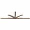 Ekena Millwork Richland Smooth Timber Gable Bracket, Douglas Fir, 108"W x 36"H x 3 1/2"D x 3 1/2"F, 8/12 Pitch GBW108X36X0404RIC00SDF - alternate 4